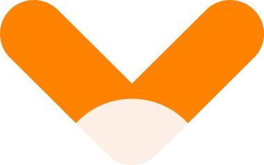 Sembol Aşağı Ağ simgesi vektör çizimi