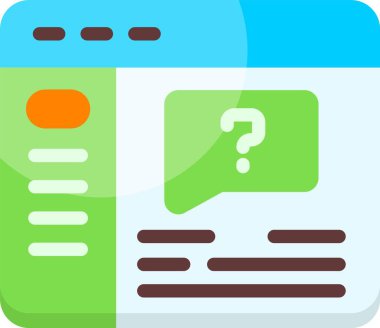 Web simgesi vektör illüstrasyonunu destekle