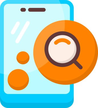 arama web simgesi vektör illüstrasyonu