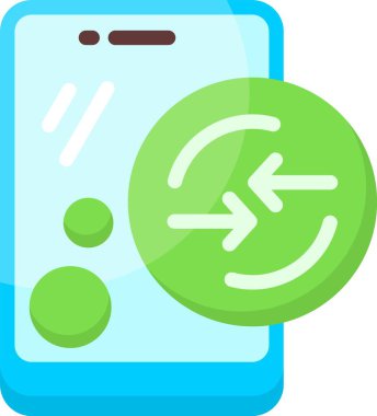 Quickshare web simgesi vektör çizimi