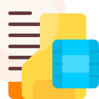 dizin simgesi, bilgisayar ögesi vektör illüstrasyonu 