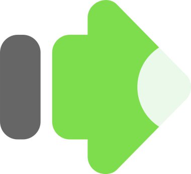 Arrow İleri Ağ simgesi vektör illüstrasyonu