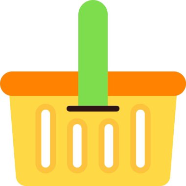 Sepet ağ ikonu vektör illüstrasyonu