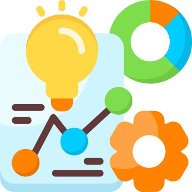 Stratejik Planlama Ağı vektör çizimi