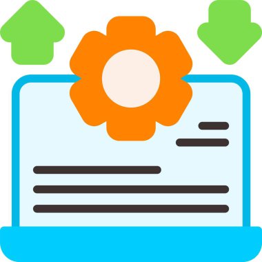 Çevik ağ simgesi vektör illüstrasyonu