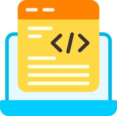 Kod Yeniden Oluşturma Web simgesi vektör çizimi