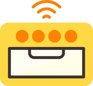 bilgisayar internet simgesi, vektör illüstrasyonu