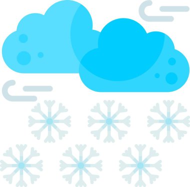 kar simgesi, vektör illüstrasyonu