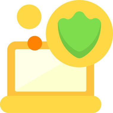 Bilgisayar. Web simgesi basit illüstrasyon