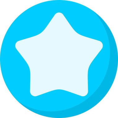 yıldız simgesi vektör illüstrasyonu