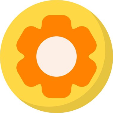 yiyecek düz vektör simgesi