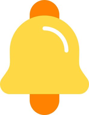 Çan simgesi vektör illüstrasyonu