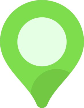 Pin konumu ikon vektör illüstrasyonu 