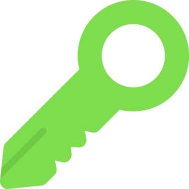 Anahtar. Web simgesi basit illüstrasyon 