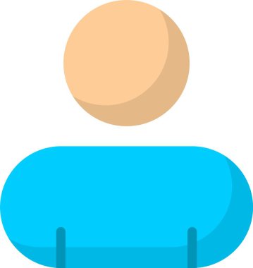 Kişi web simgesi vektör illüstrasyonu