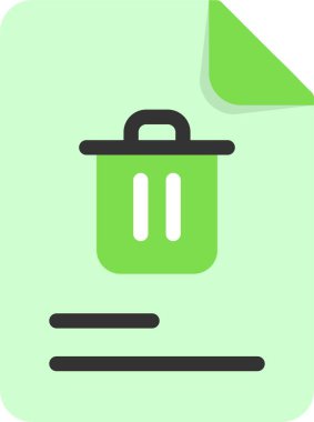 Belge Web simgesi vektör resimlerini sil