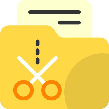 Dizin Kes Web simgesi vektör çizimi