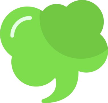 Bulut Sohbeti web simgesi vektör çizimi