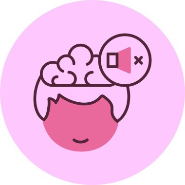 Dilsiz ağ simgesi vektör illüstrasyonu