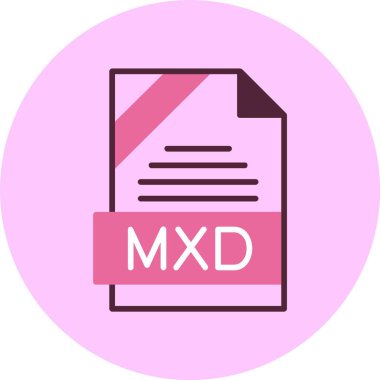 MXD web simgesi vektör çizimi