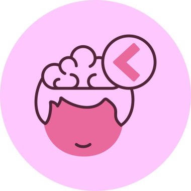 Sembol Tersine Ağ ikonu vektör çizimi