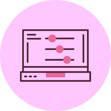 ayarları web simge vektör çizim