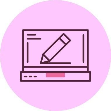 Web simgesi vektör illüstrasyonunu düzenle