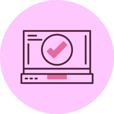 Web simgesi vektör illüstrasyonunu işaretle