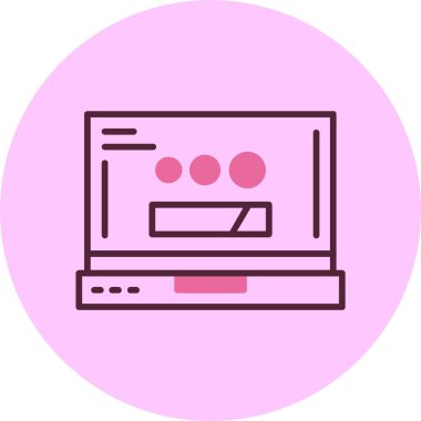 Web simgesi vektör illüstrasyonu yükleniyor