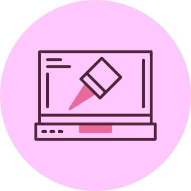 pin web simgesi vektör illüstrasyonu