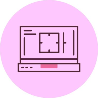 Kamera web simge vektör çizim