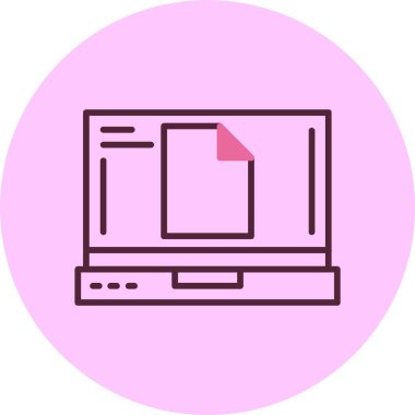 dosya web simgesi çizimi