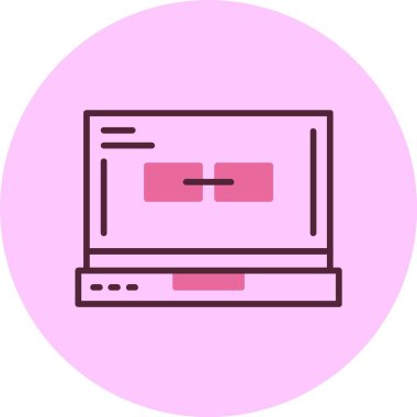 bağlantı web simge vektör çizim