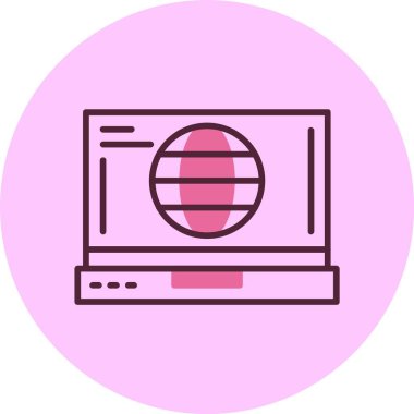 dünya web simgesi vektör illüstrasyonuName