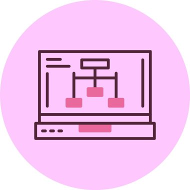 Ağ web simge vektör çizim