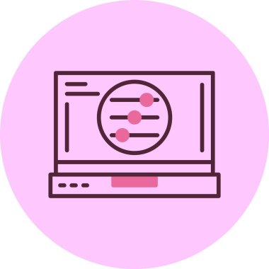 ayarları web simge vektör çizim