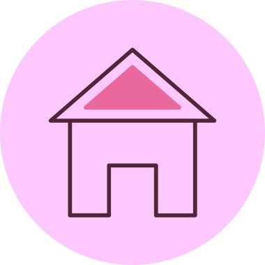 Ev web simge vektör çizim