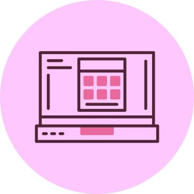 hesap makinesi web simge vektör çizim