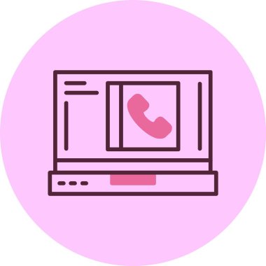 Kişi web simgesi vektör illüstrasyonu