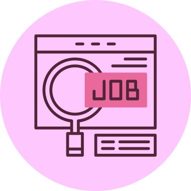 arama web simgesi vektör illüstrasyonu