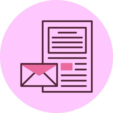 Kapak Harfi simgesi, vektör basit illüstrasyon 