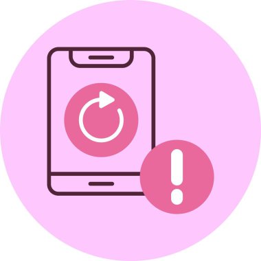 Telefon simgesinin vektör illüstrasyonu