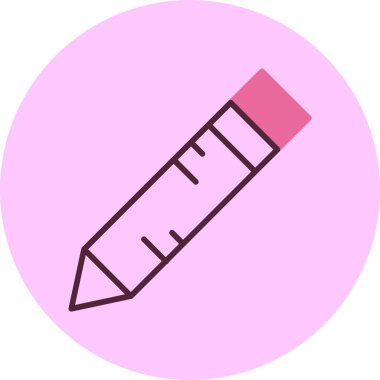 Kalem. Web simgesi basit illüstrasyon