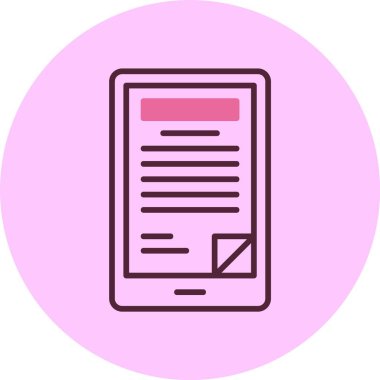 kitap simgesi, vektör illüstrasyonu