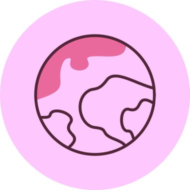 toprak simgesi vektör illüstrasyonu