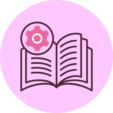 Yetenek değerlendirme simgesi, vektör basit illüstrasyon okunuyor 