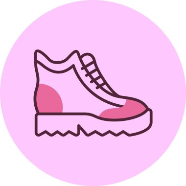 Çalışma Çizmeleri simgesi, vektör basit illüstrasyon 