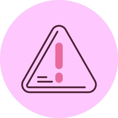 Hata simgesi, vektör basit illüstrasyon 