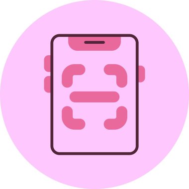 Tarayıcı simgesi, vektör basit illüstrasyon 