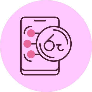 Sri Lanka Rupisi ikon vektör illüstrasyonu